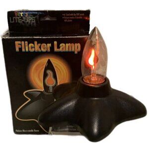 Flicker Lamp Party light-Ups 6’ Cord w/On-Off. 1998 Halloween